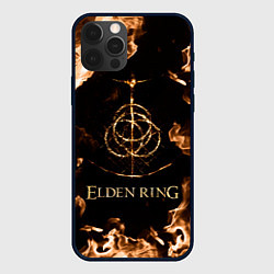Чехол для iPhone 12 Pro Max Elden Ring Logo, цвет: 3D-черный