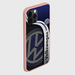 Чехол для iPhone 12 Pro Max Volkswagen Фольксваген, цвет: 3D-светло-розовый — фото 2