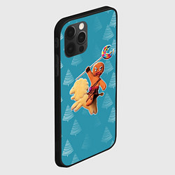 Чехол для iPhone 12 Pro Max Шрек: Пряник на коне, цвет: 3D-черный — фото 2