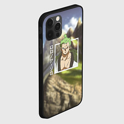 Чехол для iPhone 12 Pro Max Ван-Пис One Piece, Зоро Ророноа Zoro Roronoa, цвет: 3D-черный — фото 2