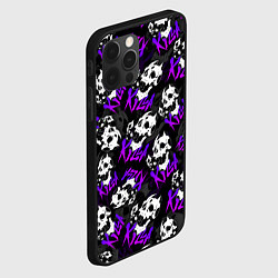 Чехол для iPhone 12 Pro Max JOJO KILLER QUEEN КОРОЛЕВА УБИЙЦА УЗОР, цвет: 3D-черный — фото 2