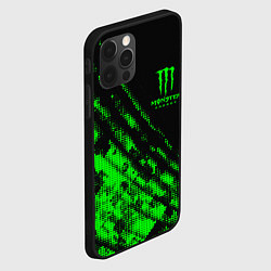 Чехол для iPhone 12 Pro Max Monster Energy Текстура, цвет: 3D-черный — фото 2