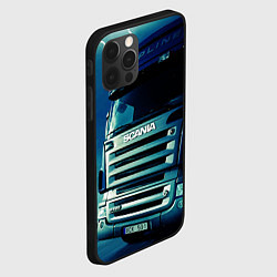 Чехол для iPhone 12 Pro Max SCANIA Дальнобой 2022, цвет: 3D-черный — фото 2