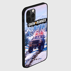 Чехол для iPhone 12 Pro Max SnowRunner Гонки по бездорожью, цвет: 3D-черный — фото 2