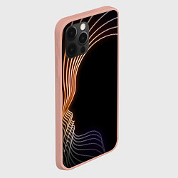 Чехол для iPhone 12 Pro Max Геометрия Души, цвет: 3D-светло-розовый — фото 2