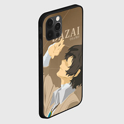 Чехол для iPhone 12 Pro Max Дазай Осаму Dazai Osamu, bungou stray dogs образ, цвет: 3D-черный — фото 2