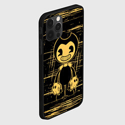 Чехол для iPhone 12 Pro Max Bendy and the ink machine - Бенди, цвет: 3D-черный — фото 2