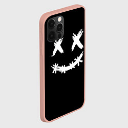 Чехол для iPhone 12 Pro Max Fake smile, цвет: 3D-светло-розовый — фото 2