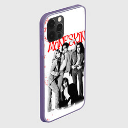 Чехол для iPhone 12 Pro Max MANESKIN POSTER СОСТАВ ГРУППЫ, цвет: 3D-серый — фото 2