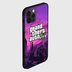 Чехол для iPhone 12 Pro Max GTA ONLINE 5, цвет: 3D-черный — фото 2