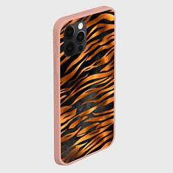 Чехол для iPhone 12 Pro Max В шкуре тигра, цвет: 3D-светло-розовый — фото 2