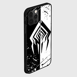 Чехол для iPhone 12 Pro Max WARFRAME STALKER BLACK WHITE СТАЛКЕР, цвет: 3D-черный — фото 2