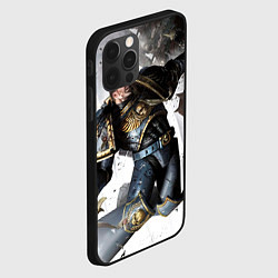 Чехол для iPhone 12 Pro Max Космодесантник в деле Арт, цвет: 3D-черный — фото 2