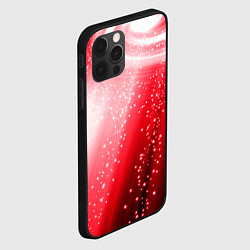 Чехол для iPhone 12 Pro Max Красная космическая спираль, цвет: 3D-черный — фото 2