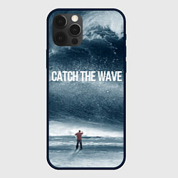 Чехол для iPhone 12 Pro Max Волна мыслей, цвет: 3D-черный