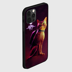 Чехол для iPhone 12 Pro Max Stray: Wandering Cat, цвет: 3D-черный — фото 2
