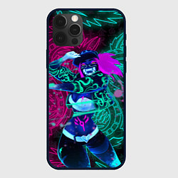 Чехол для iPhone 12 Pro Max KDA NEON DRAGONS LEAGUE OF LEGENDS НЕОНОВЫЕ ДРАКОН, цвет: 3D-черный