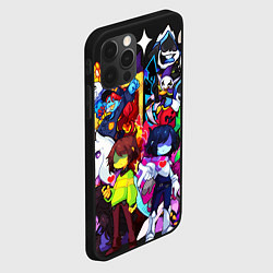 Чехол для iPhone 12 Pro Max DELTARUNE UNDERTALE, цвет: 3D-черный — фото 2