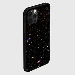 Чехол для iPhone 12 Pro Max Ночное звездное небо, цвет: 3D-черный — фото 2