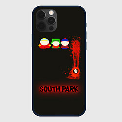 Чехол для iPhone 12 Pro Max Южный парк главные персонажи South Park, цвет: 3D-черный