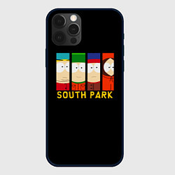 Чехол для iPhone 12 Pro Max South Park - Южный парк главные герои, цвет: 3D-черный