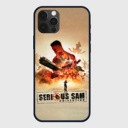 Чехол для iPhone 12 Pro Max Серьёзные Сэмы, цвет: 3D-черный