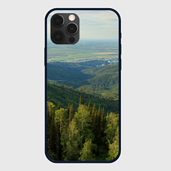 Чехол для iPhone 12 Pro Max Природный пейзаж, цвет: 3D-черный