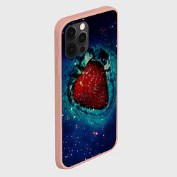 Чехол для iPhone 12 Pro Max Сладкая Космическая Ягодка, цвет: 3D-светло-розовый — фото 2