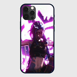 Чехол для iPhone 12 Pro Max Arcane League Of Legends JINX NEON, цвет: 3D-черный