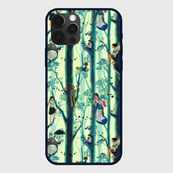 Чехол для iPhone 12 Pro Max Ghibli All, цвет: 3D-черный