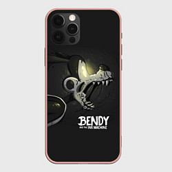 Чехол для iPhone 12 Pro Max Bendy And The Ink Machine Бадди Борис, цвет: 3D-светло-розовый