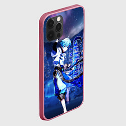 Чехол для iPhone 12 Pro Max Zhong Yun Чунь Юнь, цвет: 3D-малиновый — фото 2
