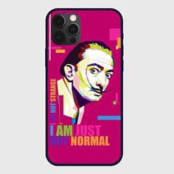 Чехол для iPhone 12 Pro Max Salvador Dali: I am just not normal, цвет: 3D-черный