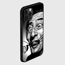 Чехол для iPhone 12 Pro Max Salvador Dali - grimace, цвет: 3D-черный — фото 2