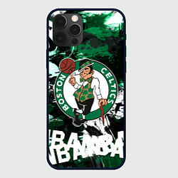 Чехол для iPhone 12 Pro Max Бостон Селтикс , Boston Celtics, цвет: 3D-черный