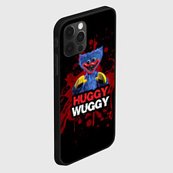 Чехол для iPhone 12 Pro Max 3D Хаги ваги Huggy Wuggy Poppy Playtime, цвет: 3D-черный — фото 2