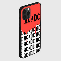 Чехол для iPhone 12 Pro Max Ac dc rock, цвет: 3D-черный — фото 2
