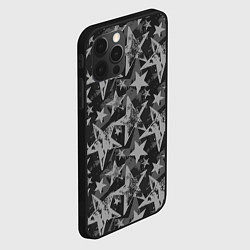 Чехол для iPhone 12 Pro Max Gray Star, цвет: 3D-черный — фото 2