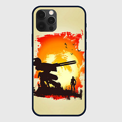 Чехол для iPhone 12 Pro Max Снейк и Метал Гир, цвет: 3D-черный