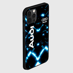 Чехол для iPhone 12 Pro Max Audi Neon, цвет: 3D-черный — фото 2