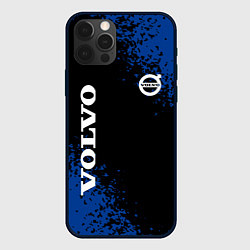 Чехол для iPhone 12 Pro Max Volvo брызги, цвет: 3D-черный