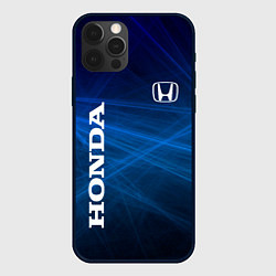 Чехол для iPhone 12 Pro Max Honda - Blue, цвет: 3D-черный