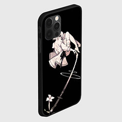 Чехол для iPhone 12 Pro Max Ту би и ее катана 2b NIER AUTOMATA, цвет: 3D-черный — фото 2