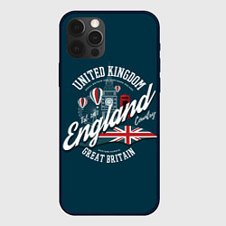 Чехол для iPhone 12 Pro Max Англия England, цвет: 3D-черный