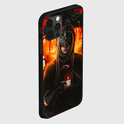 Чехол для iPhone 12 Pro Max FIRE KEEPER Dark SOULS III Дарк соулс, цвет: 3D-черный — фото 2