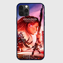 Чехол для iPhone 12 Pro Max Horizon Forbidden West game poster, цвет: 3D-черный