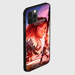 Чехол для iPhone 12 Pro Max Horizon Forbidden West game poster, цвет: 3D-черный — фото 2