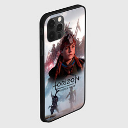 Чехол для iPhone 12 Pro Max Элой Horizon Forbidden West game, цвет: 3D-черный — фото 2