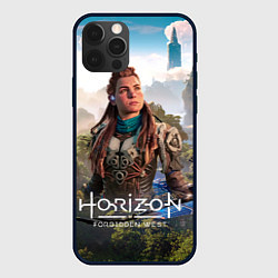 Чехол для iPhone 12 Pro Max Aloy Элой Horizon, цвет: 3D-черный