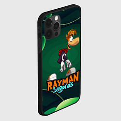 Чехол для iPhone 12 Pro Max Rayman Legends Green, цвет: 3D-черный — фото 2